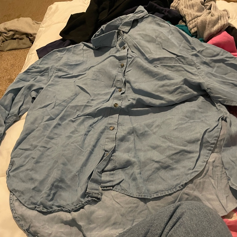 Cavalini denim throw over
